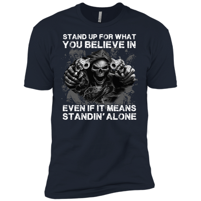 STAND UP FOR WHAT YOU BELIEVE-T-Shirt & Hoodie-Premium T-Shirt-Midnight Navy
