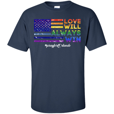 Love Will Alway Win-T-Shirt & Hoodie-Classic T-Shirt-Navy
