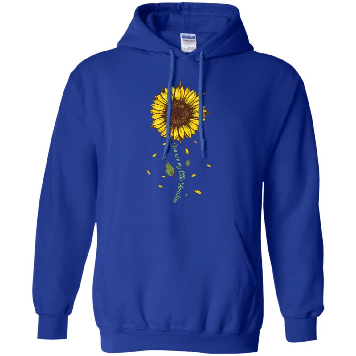 You Are My Little Sunshine Sunflower-T-Shirt & Hoodie-Pullover Hoodie-Royal