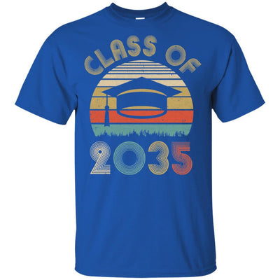 Class Of 2035 Grow With Me Graduation First Day Of School Youth-Youth Shirt-Youth T-Shirt-Royal