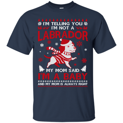 I'm Telling You I'm Not A Labrador-T-Shirt & Hoodie-Classic T-Shirt-Navy