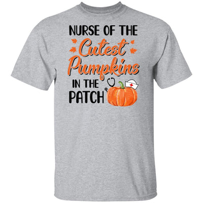 Nurse Of The Cutest Pumpkins In The Patch Halloween Gift-T-Shirt & Hoodie-Classic T-Shirt-Sport Grey