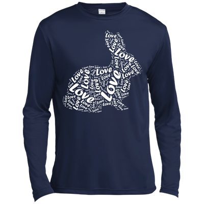 I Love Rabbits-T-Shirt & Hoodie-Long Sleeve T-Shirt-Navy