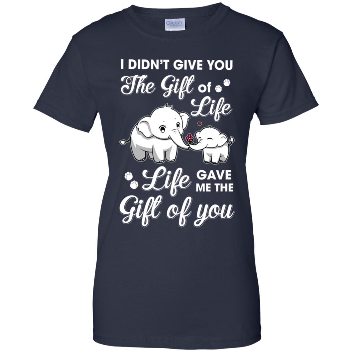 I Didn't Give You The Gift Of Life Life Gave Me The Gift-T-Shirt & Hoodie-Women's T-Shirt-Navy