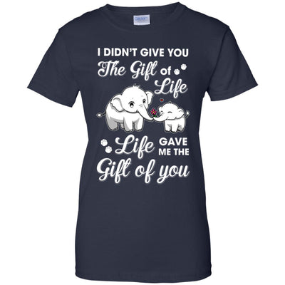 I Didn't Give You The Gift Of Life Life Gave Me The Gift-T-Shirt & Hoodie-Women's T-Shirt-Navy