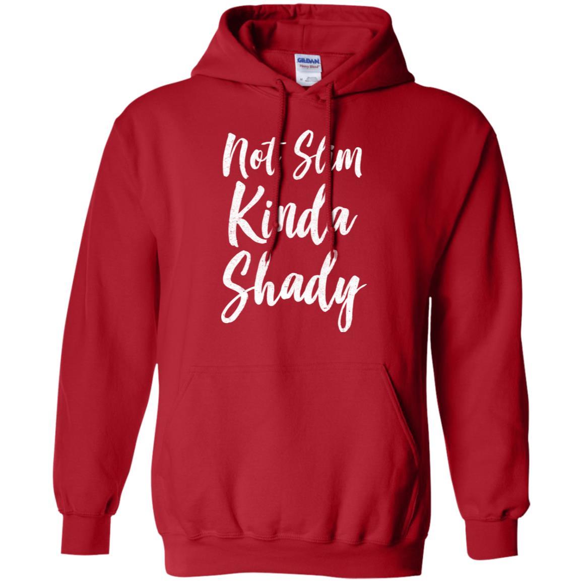 Not Slim Kinda Shady-T-Shirt & Tank Top-Pullover Hoodie-Red