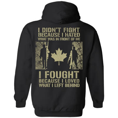 Canada Veteran Affairs-T-Shirt & Hoodie-Pullover Hoodie-Black