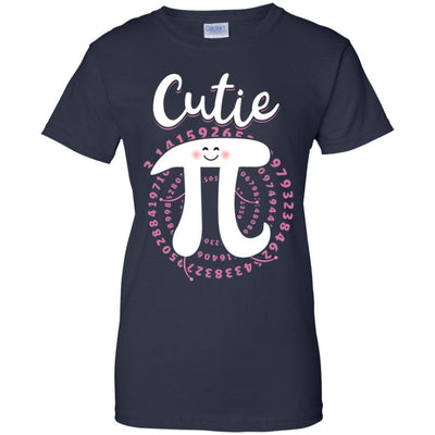 Cutie Pi Cute Math Pi Day Gifts-T-Shirt & Hoodie-Women's T-Shirt-Navy