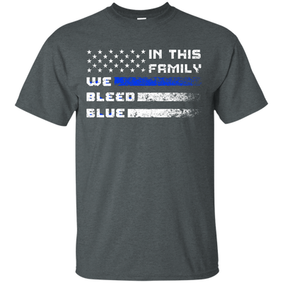 We Bleed Blue-T-Shirt & Hoodie-Classic T-Shirt-Dark Heather