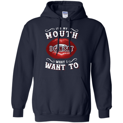 It's My Mouth-T-Shirt & Hoodie-Pullover Hoodie-Navy