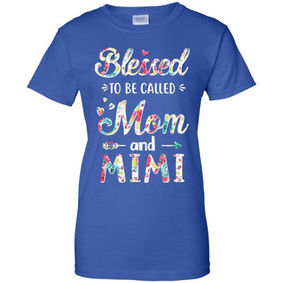Mothers Day Gifts Blessed To Be Called Mom And Mimi-T-Shirt & Hoodie-Women's T-Shirt-Royal