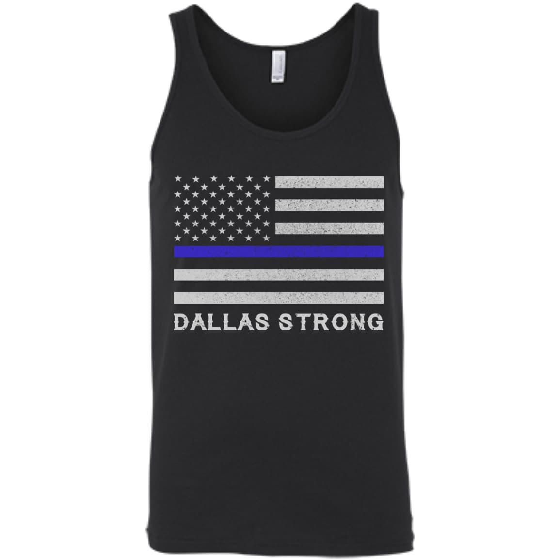 Dallas Strong-T-Shirt & Hoodie-Unisex Tank-Black