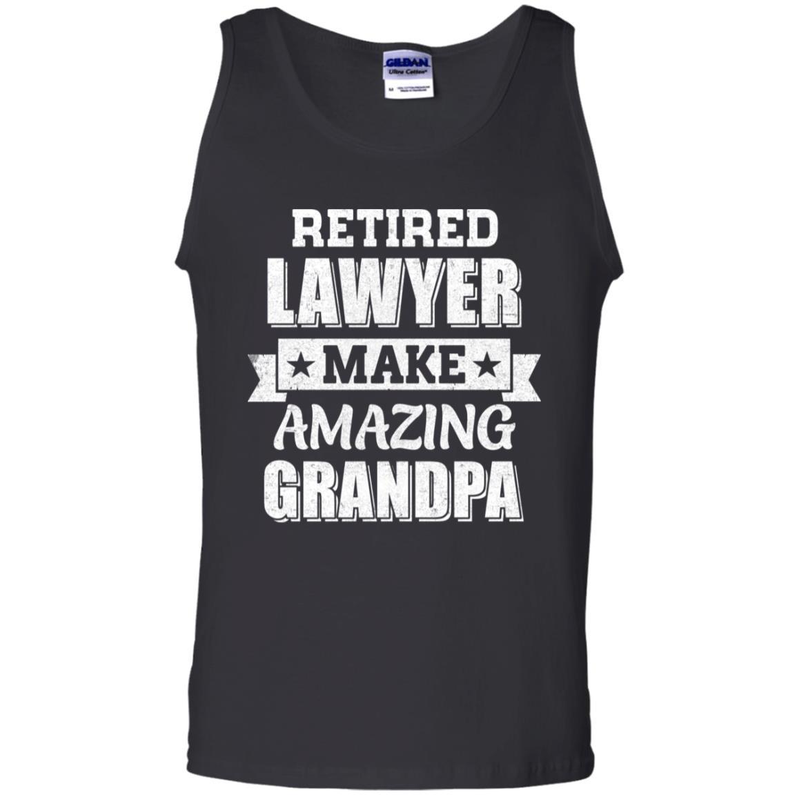 Funny Retired Lawyer Make Amazing Grandpa Gifts-T-Shirt & Hoodie-Unisex Tank-Black