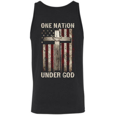 One Nation Under God-T-Shirt & Hoodie-Unisex Tank-Black