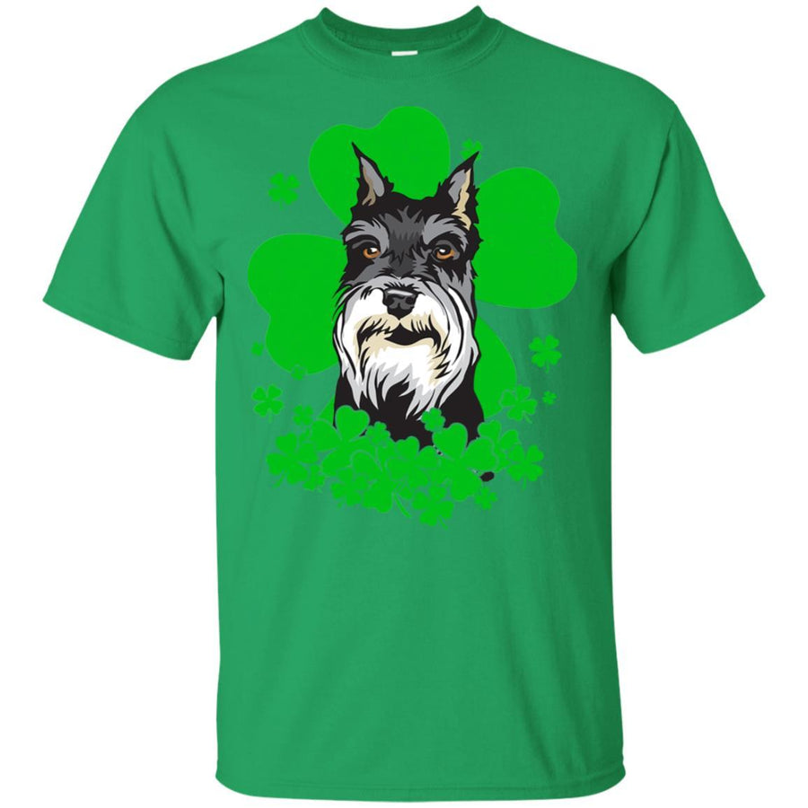 Schnauzer St. Patrick's Day Clovers-T-Shirt & Hoodie-Classic T-Shirt-Irish Green