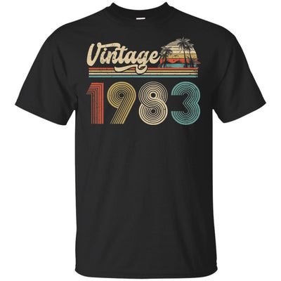 38th Birthday Gift Vintage 1983 Classic-T-Shirt & Hoodie-Classic T-Shirt-Black
