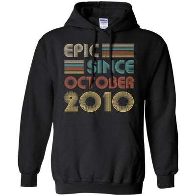 Epic Since November 2008 13th Birthday Gift 13 Yrs Old-T-Shirt & Hoodie-Pullover Hoodie-Black