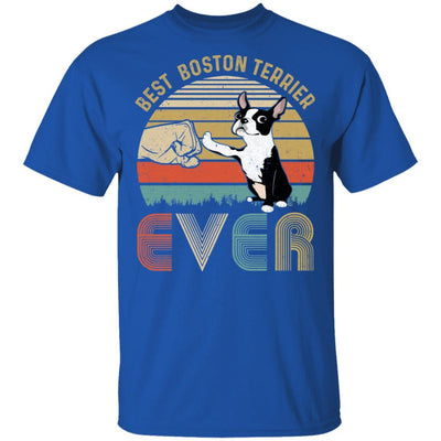 Vintage Best Boston Dad Ever Bump Fit Funny Dad Gifts-T-Shirt & Hoodie-Classic T-Shirt-Royal