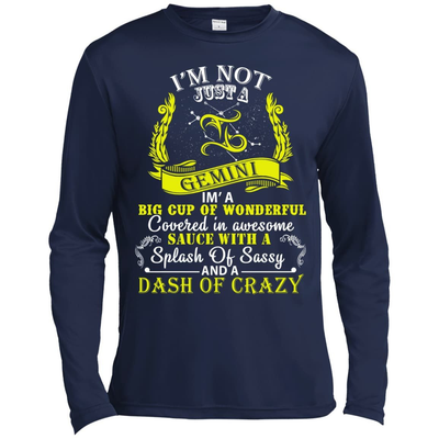 I AM NOT JUST A GEMINI-T-Shirt & Hoodie-Long Sleeve T-Shirt-Navy