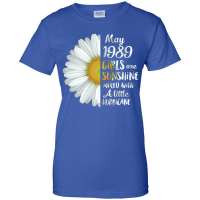 May Girls 1989 32th Birthday Gifts-T-Shirt & Tank Top-Women's T-Shirt-Royal