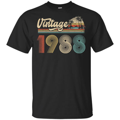 33th Birthday Gift Vintage 1988 Classic-T-Shirt & Hoodie-Classic T-Shirt-Black