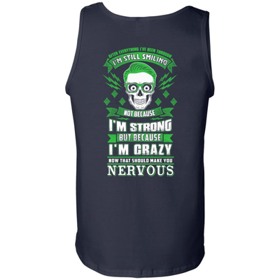 After Everything I've Been Through I'M Still Smiling-T-Shirt & Hoodie-Unisex Tank-Navy