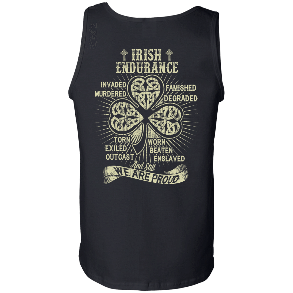 IRISH ENDURANCE-T-Shirt & Hoodie-Unisex Tank-Black