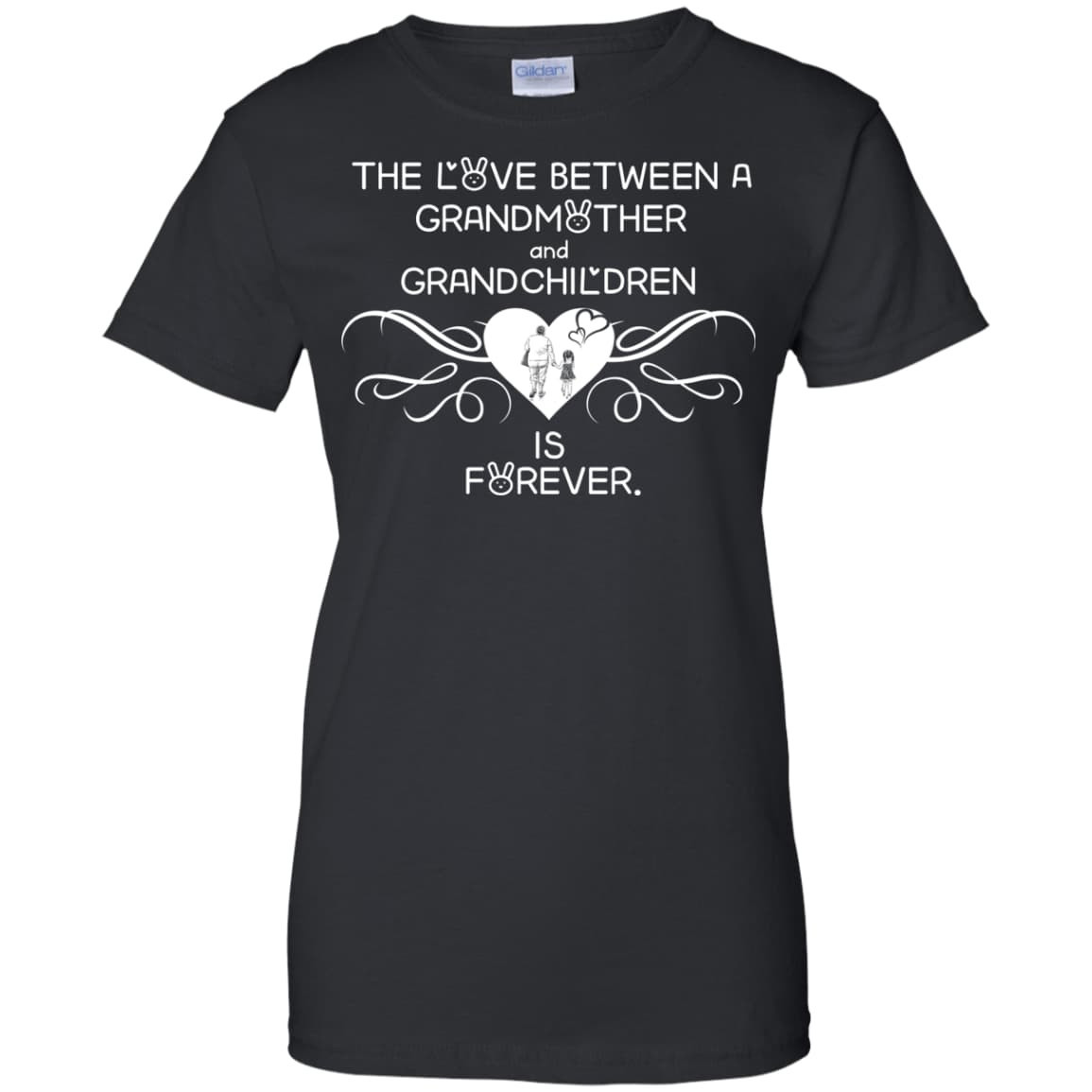 GRANDMOTHER AND GRANDCHILDREN IS FOREVER-T-Shirt & Hoodie-Women's T-Shirt-Black