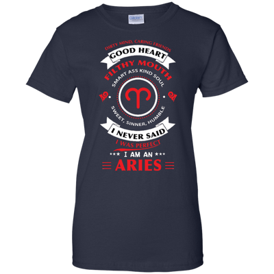 I'm An Aries-T-Shirt & Hoodie-Women's T-Shirt-Navy