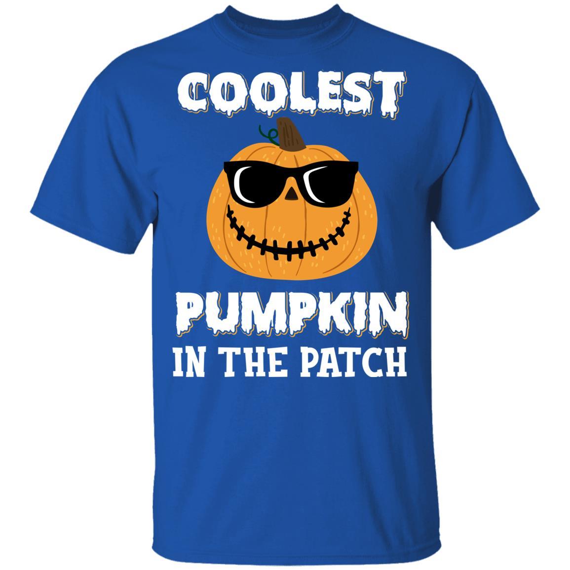 Coolest Pumpkin In The Patch Halloween Costume Gift Youth-Youth Shirt-Youth T-Shirt-Royal