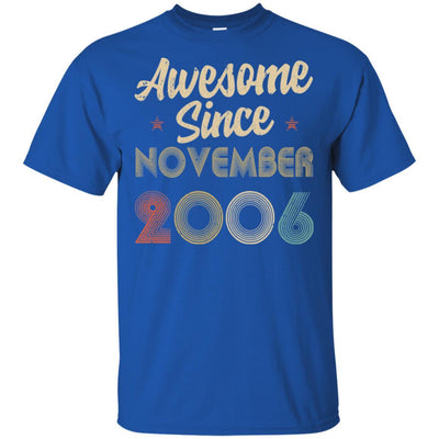 Awesome Since November 2006 Vintage 15th Birthday Gifts-T-Shirt & Hoodie-Classic T-Shirt-Royal