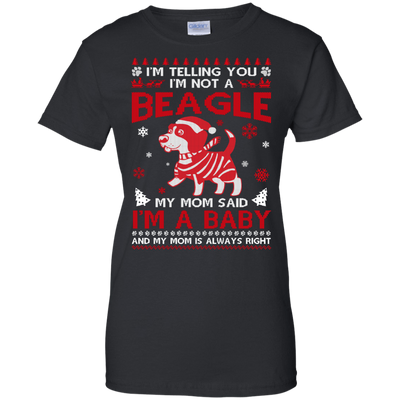 I'm Telling You I'm Not A Beagle-T-Shirt & Hoodie-Women's T-Shirt-Black