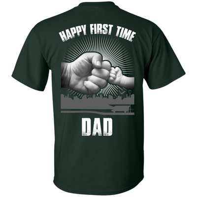 HAPPY FIRST TIME DAD-T-Shirt & Hoodie-Classic T-Shirt-Forest Green