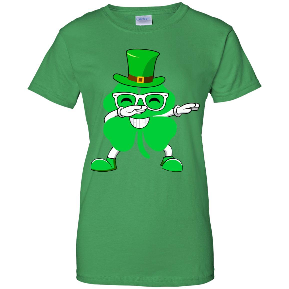 Shamrock Dabbing Happy St Patricks Day Shenanigator-T-Shirt & Hoodie-Women's T-Shirt-Irish Green