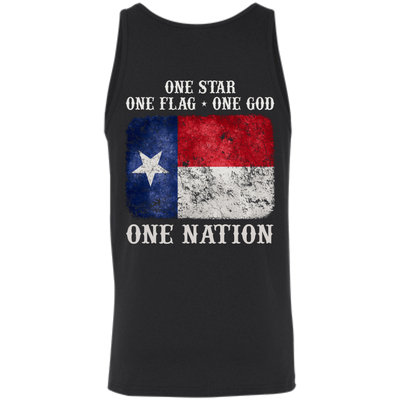 One Star One Flag One God One Nation-T-Shirt & Hoodie-Unisex Tank-Black