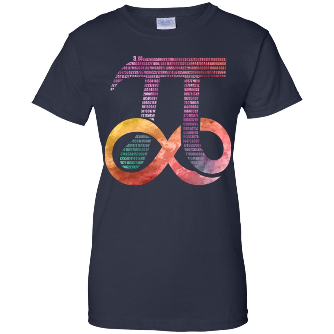 Funny Pi Number 3.141 Math Teacher Student Gift-T-Shirt & Hoodie-Women's T-Shirt-Navy
