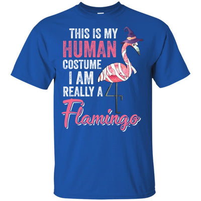 This Is My Human Costume Im Really Flamingo Halloween-T-Shirt & Hoodie-Classic T-Shirt-Royal