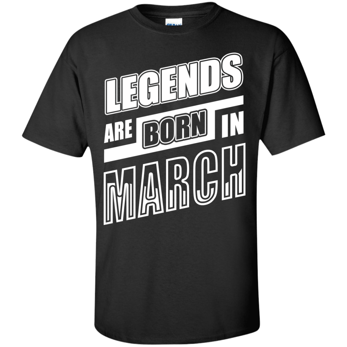 Legends are born in MARCH-T-Shirt & Hoodie-Classic T-Shirt-Black