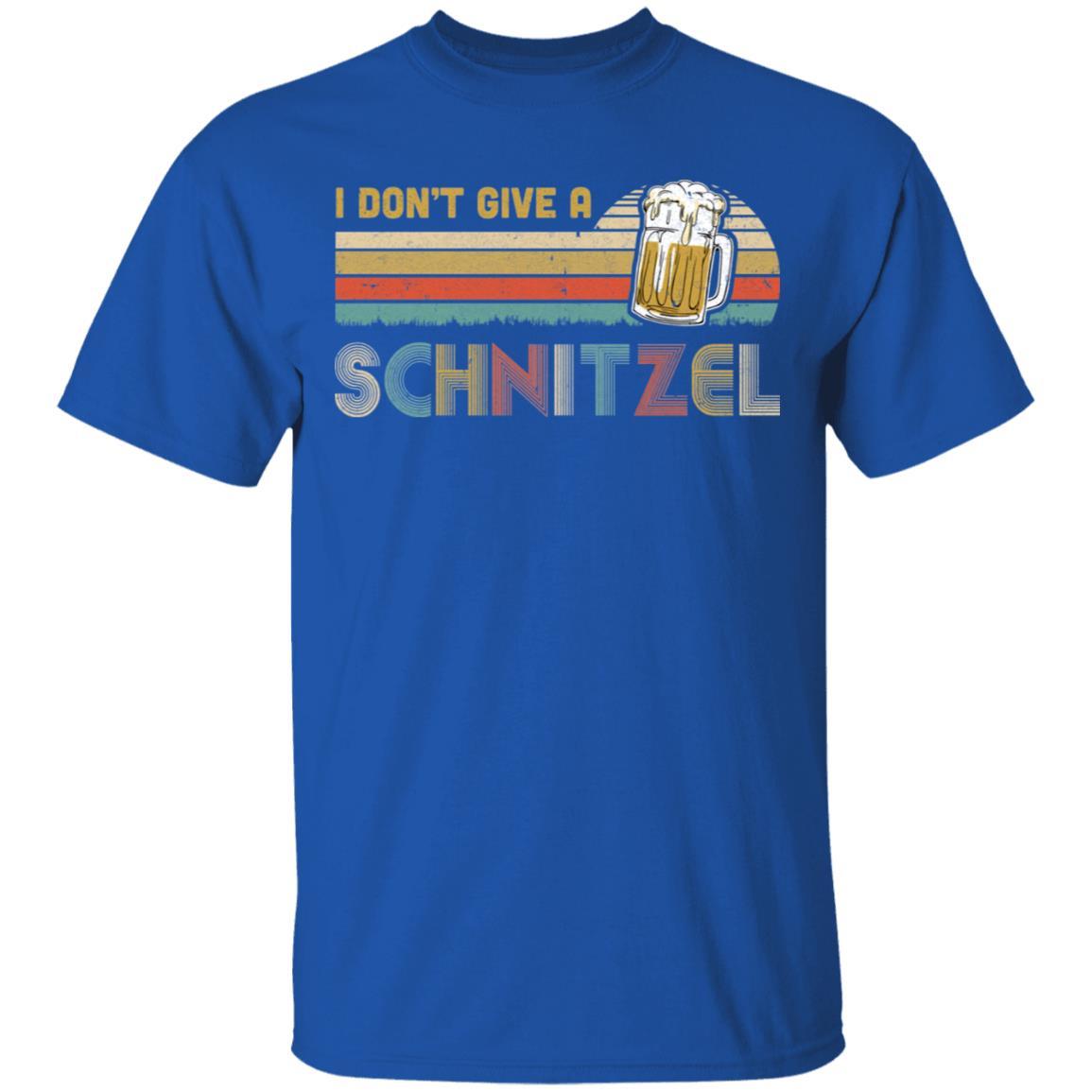 I Don't Give A Schnitzel Oktoberfest German Beer-T-Shirt & Hoodie-Classic T-Shirt-Royal
