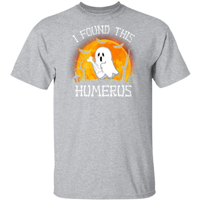 Funny Halloween Boo I Found This Humerus-T-Shirt & Hoodie-Classic T-Shirt-Sport Grey