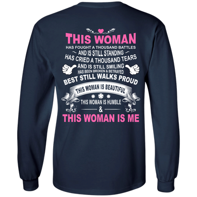 This Woman Is Me-T-Shirt & Hoodie-Long Sleeve T-Shirt-Navy