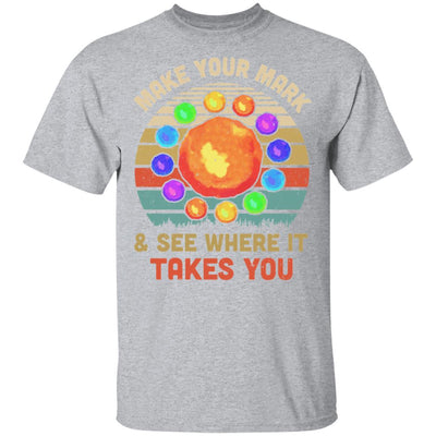Vintage International Dot Day The Dot Make Your Mark-T-Shirt & Hoodie-Classic T-Shirt-Sport Grey