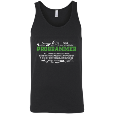 I'm A Programmer-T-Shirt & Hoodie-Unisex Tank-Black