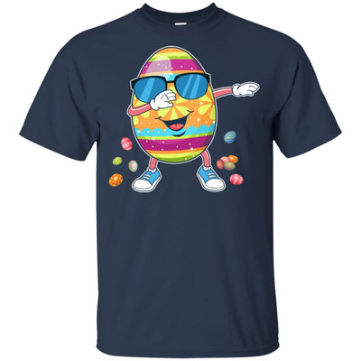 Easter Funny Birthday Dabbing Egg Gift Kids Youth-Youth Shirt-Youth T-Shirt-Navy