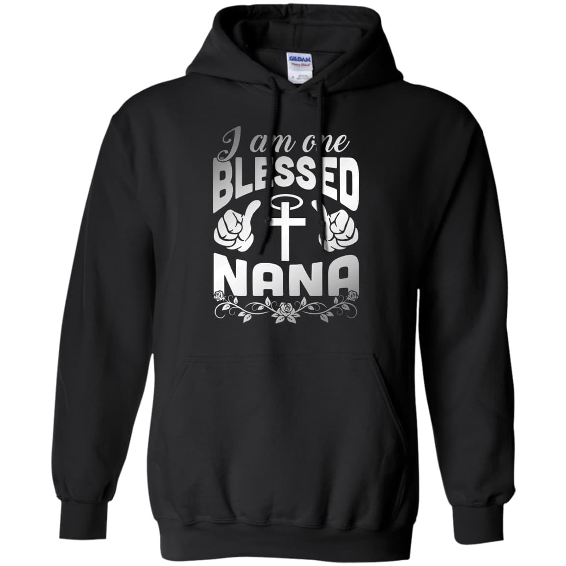 I Am One Blessed Nana-T-Shirt & Hoodie-Pullover Hoodie-Black
