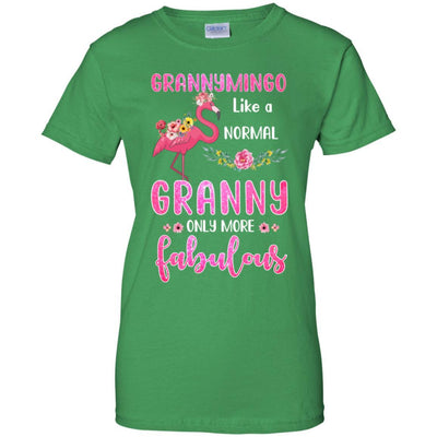 Grannymingo Like A Normal Granny Only More Fabulous Mom-T-Shirt & Hoodie-Women's T-Shirt-Irish Green