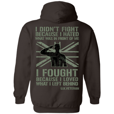 UK Veteran Affairs-T-Shirt & Hoodie-Pullover Hoodie-Dark Chocolate