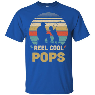 Vintage Father's Day Gift Reel Cool Pops Fishing-T-Shirt & Hoodie-Classic T-Shirt-Royal