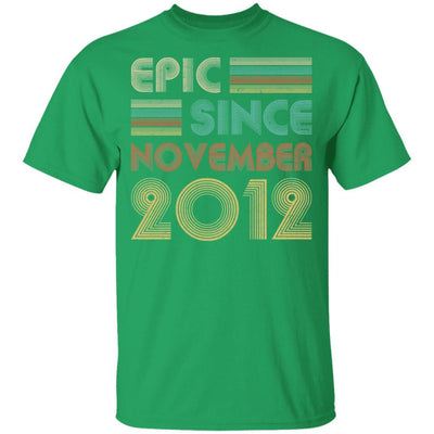 Epic Since November 2012 Vintage 9th Birthday Gifts Youth-Youth Shirt-Youth T-Shirt-Irish Green