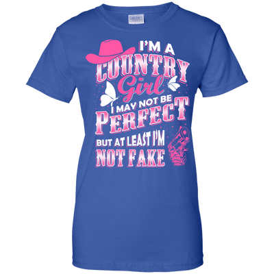 I May Not Be Perfect But At Least I'm Not Fake-T-Shirt & Hoodie-Women's T-Shirt-Royal